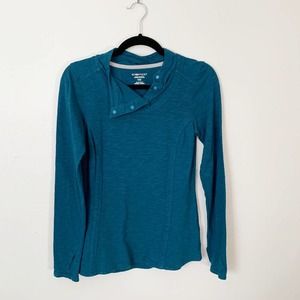 ExOfficio Snap Neck Pop Over Top XS